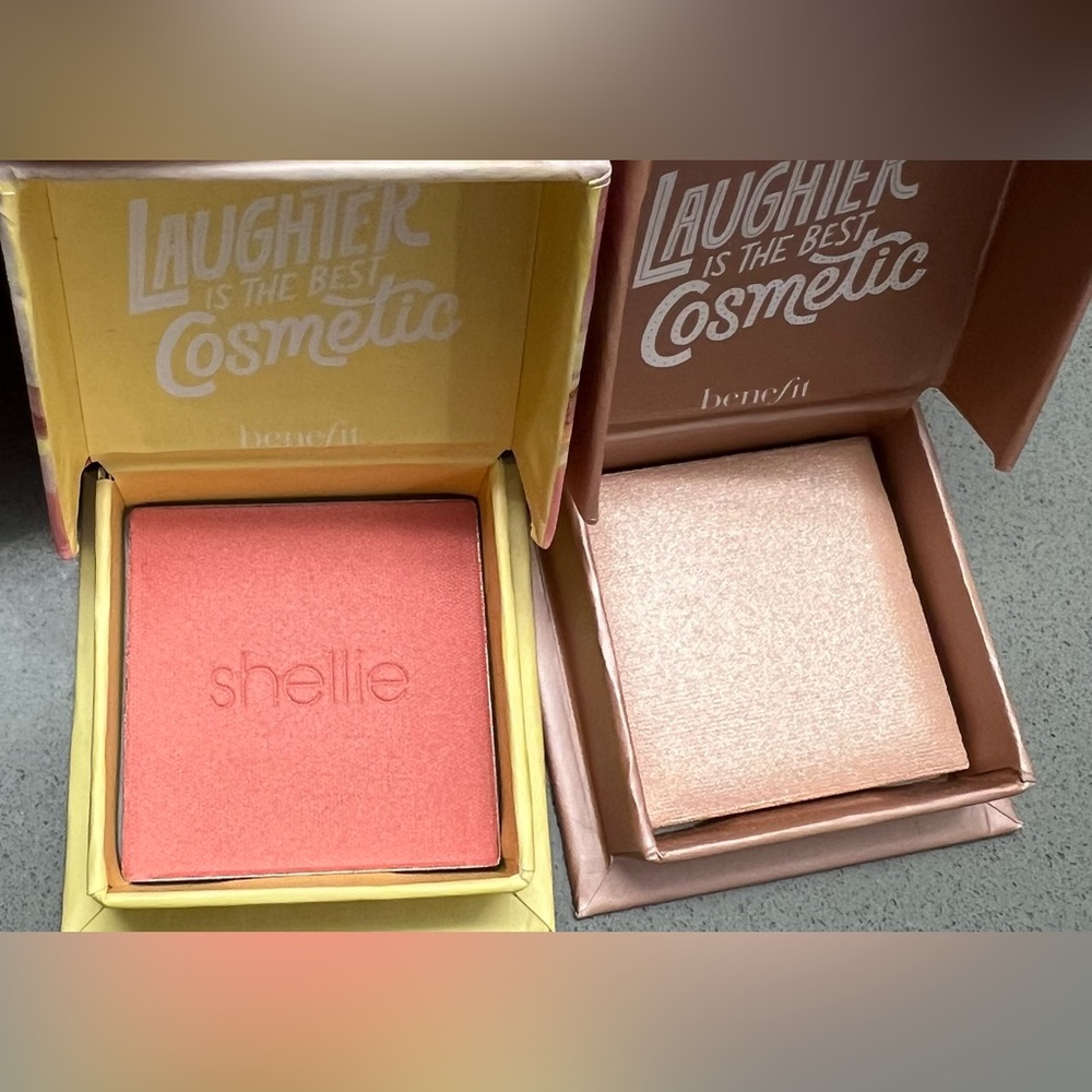 Blush and highlight from Benefit